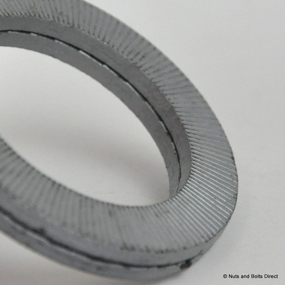 3/8" Heico Lock Washer, Standard Diameter, Steel, Delta Protekt Zinc Flake